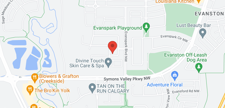 map of 123 Evansview RD NW